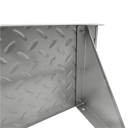 Commercial Stainless Steel Non-Slip Wall Mount Shelf 800 x 300 x 230mm | Stalwart DA-RTW30830