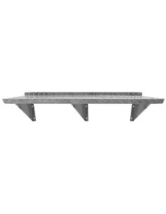 Commercial Stainless Steel Non-Slip Wall Mount Shelf 1600 x 300 x 230mm | Stalwart DA-RTW31630