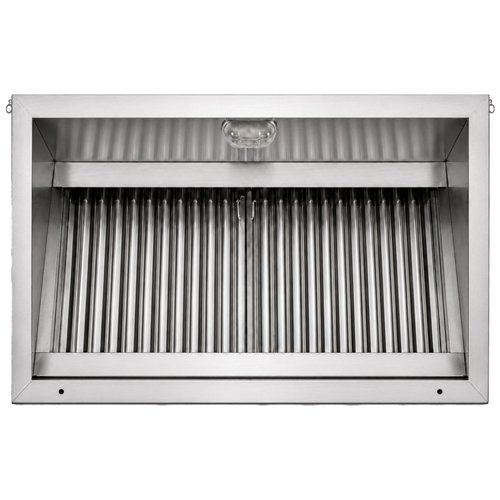 Commercial Stainless Steel Extraction Canopy Hood 1500 x 900 x 500mm | Stalwart DA-QNH7704