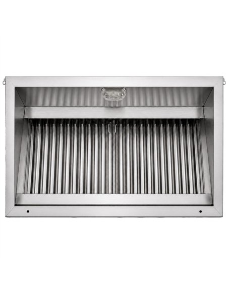 Commercial Stainless Steel Extraction Canopy Hood 1500 x 900 x 500mm | Stalwart DA-QNH7704