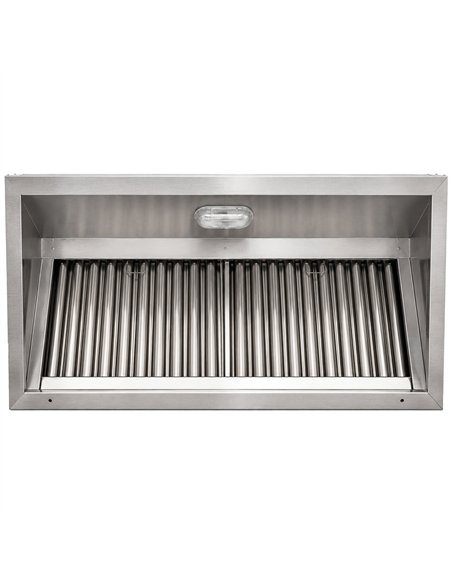 Commercial Stainless Steel Extraction Canopy Hood 1800 x 900 x 500mm | Stalwart DA-QNH7706
