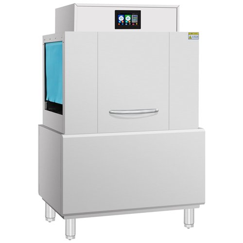 Commercial 380V 3-Phase Hardwired Rack Conveyor Dishwasher 120 Racks/Hour 26kW | Stalwart DA-DAVS124