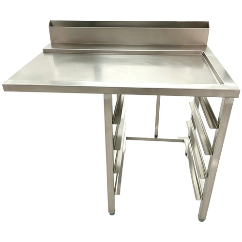 Commercial Stainless Steel Worktable for Rack Conveyor Dishwasher Right Side 1000 x 760 x 880mm | Stalwart DA-DAVS134