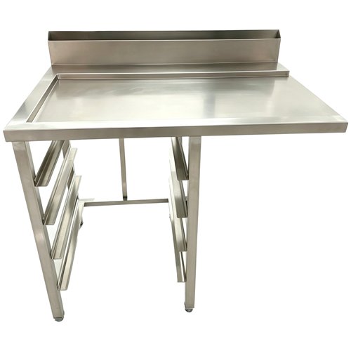 Commercial Stainless Steel Worktable for Rack Conveyor Dishwasher Left Side 1000 x 760 x 880mm | Stalwart DA-DAVS136