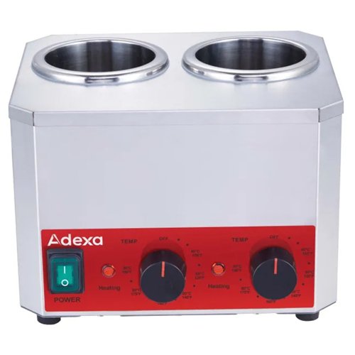 Commercial Double Bottle Sauce Warmer 2 x 1L 400W 230V | Stalwart DA-FZ022A