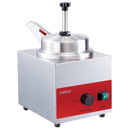 Commercial Cheese &amp Sauce Warmer with Pump 3.3L 550W 230V | Stalwart DA-FZ04B
