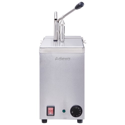 Commercial 3L Heated Sauce Dispenser with Pump 230V | Stalwart DA-FZJ2031A 
