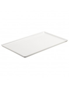 APS Float White Melamine Tray