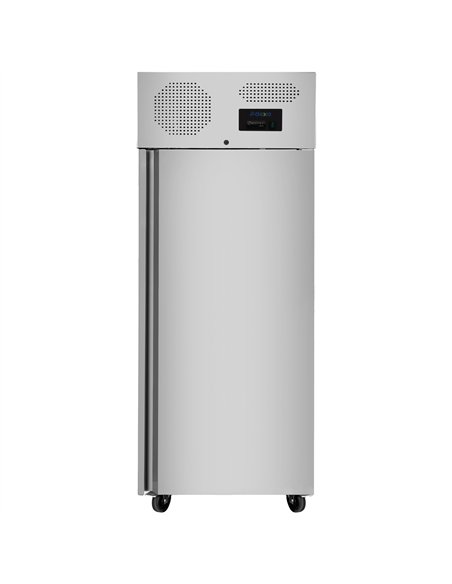 Commercial Upright Fridge 600L Stainless Steel Single Door 3 Shelves GN2/1 680 x 810 x 2010mm | Stalwart DA-THL600TNEC