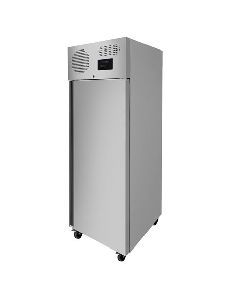 Commercial Upright Fridge 600L Stainless Steel Single Door 3 Shelves GN2/1 680 x 810 x 2010mm | Stalwart DA-THL600TNEC