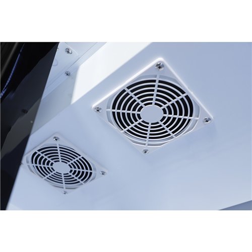 Commercial Upright Display Chiller 615L 2 Glass Door Black 900 x 580 x 1950mm | Stalwart DA-SC900