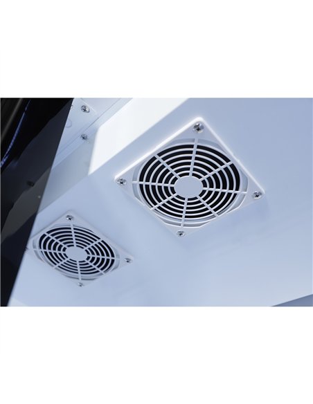 Commercial Upright Display Chiller 615L 2 Glass Door Black 900 x 580 x 1950mm | Stalwart DA-SC900