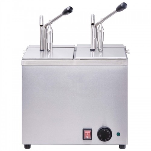 Commercial 8L Twin Bain Marie Sauce...