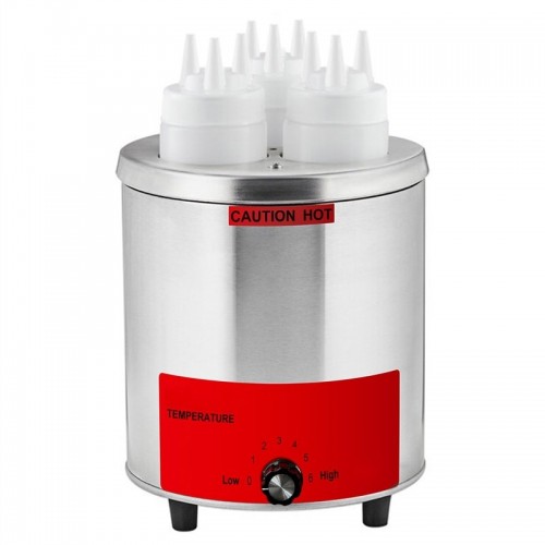 Commercial 3 Bottle Sauce Warmer with...