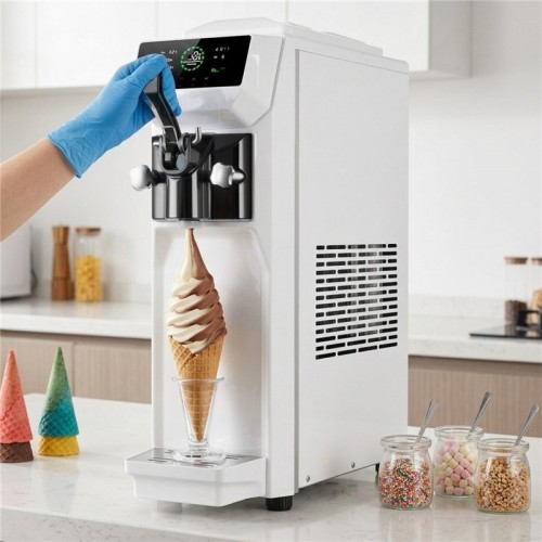 Commercial Standing Soft Serve Ice...