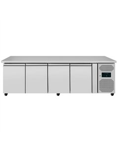 Commercial 4 Door Counter Fridge 460L 2230×600×860mm | Stalwart DA-THSNACK4100TNEC 2