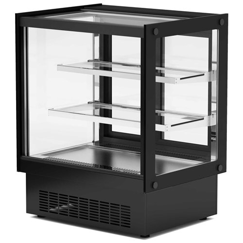 Commercial Refrigerated Display Cabinet 215L 0 to 10°C Ventilated Cooling 900 × 560 × 880mm | Stalwart DA-HL900RTD