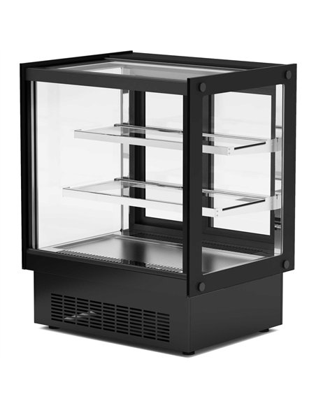 Commercial Refrigerated Display Cabinet 215L 0 to 10°C Ventilated Cooling 900 × 560 × 880mm | Stalwart DA-HL900RTD