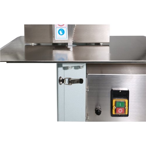 Commercial Countertop Bone Saw 1100W 1650mm Blade Stainless Steel Worktable 230V | Stalwart DA-SYB250A