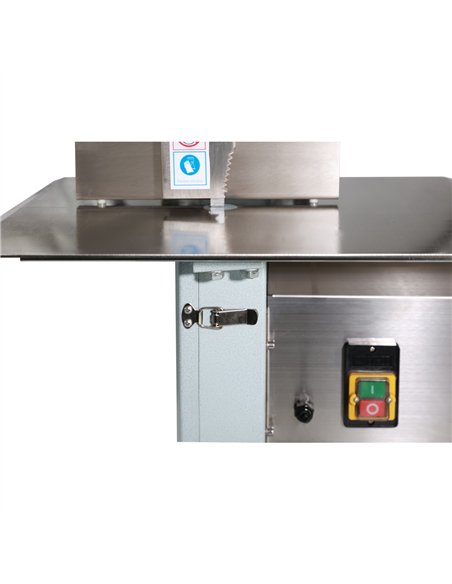Commercial Countertop Bone Saw 1100W 1650mm Blade Stainless Steel Worktable 230V | Stalwart DA-SYB250A