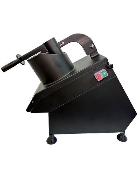 Commercial Fruit and Vegetable Cutter Black 750W with 5 Blades 620 x 250 x 500mm | Stalwart DA-SYC205BLACK