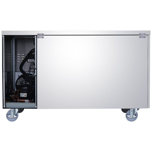 Commercial Refrigerated Counter 2 Door 228L 1349 x 600 x 850mm Fan Assisted Cooling | Stalwart DA-SUP202