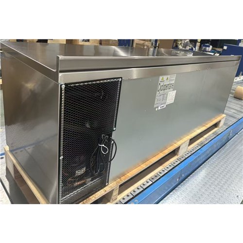 Commercial Refrigerated Counter with Upstand 4 Door 452L 2239 x 600 x 950mm Fan Assisted Cooling | Stalwart DA-SUP212
