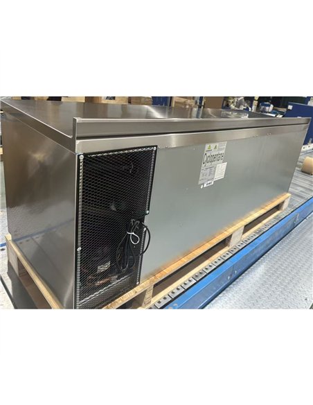 Commercial Refrigerated Counter with Upstand 4 Door 452L 2239 x 600 x 950mm Fan Assisted Cooling | Stalwart DA-SUP212