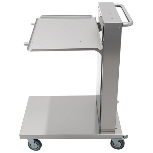 Commercial Cantilever Trolley for 600 × 400mm Euro Boxes &amp Baking Trays Spring Adjustable | Stalwart DA-CLT6040