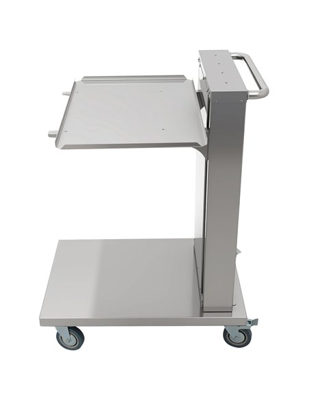 Commercial Cantilever Trolley for 600 × 400mm Euro Boxes &amp Baking Trays Spring Adjustable | Stalwart DA-CLT6040