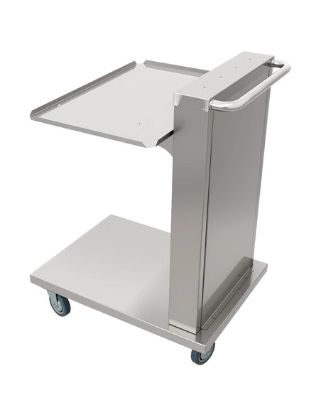 Commercial Cantilever Trolley for 600 × 400mm Euro Boxes &amp Baking Trays Spring Adjustable | Stalwart DA-CLT6040