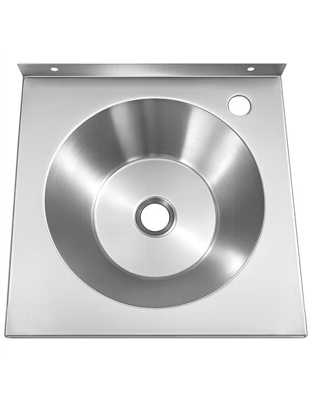 Commercial Wall Mounted Hand Wash Basin 360 × 360mm SS304 Stainless Steel 1.0mm | Stalwart DA-WBR30A