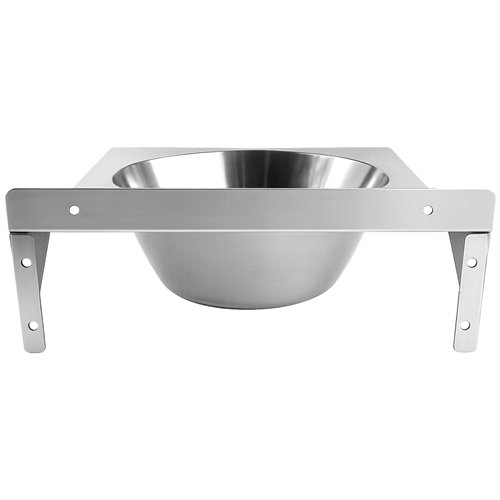 Commercial Wall Mounted Hand Wash Basin 360 × 360mm SS304 Stainless Steel 1.0mm | Stalwart DA-WBR30A