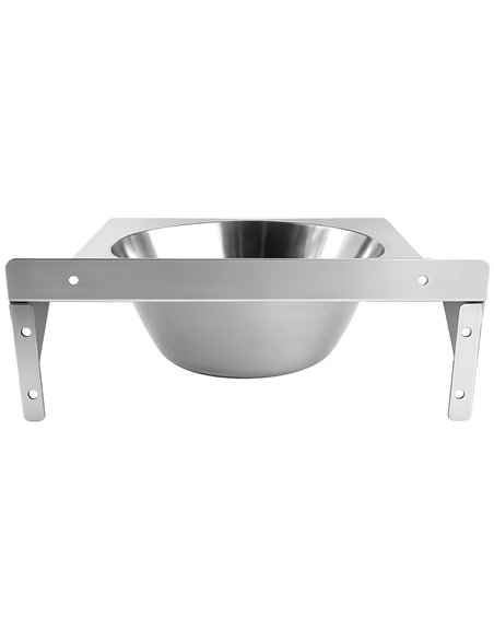 Commercial Wall Mounted Hand Wash Basin 360 × 360mm SS304 Stainless Steel 1.0mm | Stalwart DA-WBR30A