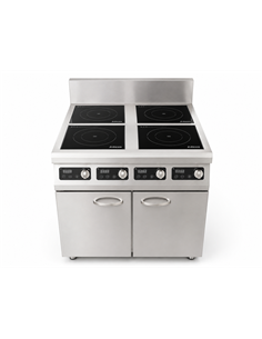 Commercial 4 Zone Induction Range 11.2kW 4 × 2.8kW 700mm 220V | Stalwart DA-ALTAY300 2