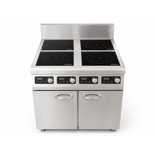 Commercial 4 Zone Induction Range 11.2kW 4 × 2.8kW 700mm 220V | Stalwart DA-ALTAY300