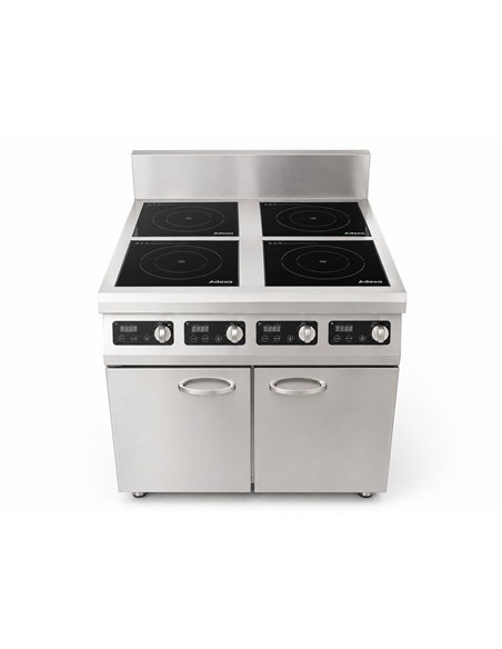 Commercial 4 Zone Induction Range 11.2kW 4 × 2.8kW 700mm 220V | Stalwart DA-ALTAY300