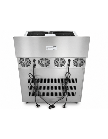 Commercial 4 Zone Induction Range 11.2kW 4 × 2.8kW 700mm 220V | Stalwart DA-ALTAY300