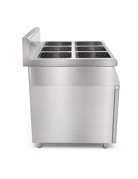 Commercial 6 Zone Induction Range 16.8kW 6 × 2.8kW 1100mm 220V | Stalwart DA-ALTAY400