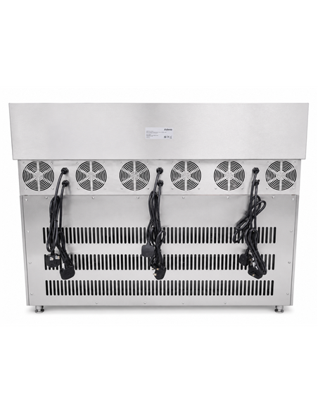 Commercial 6 Zone Induction Range 16.8kW 6 × 2.8kW 1100mm 220V | Stalwart DA-ALTAY400