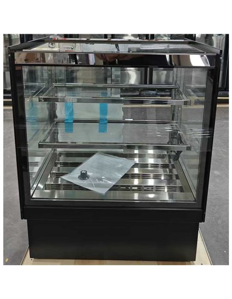 Commercial Heated Food Display Cabinet 215L 30 to 80°C 2 Glass Shelves 900 × 560 × 880mm | Stalwart DA-HL900RTDH