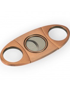 Premium Cigar Cutter with Gift Box, Stainless Steel, Double Blade with Copper Cutter 2