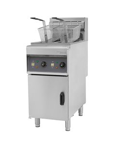 Twin Basket Professional Free standing Electric Fryer Twin tank 12kW 2x10 litres | DA-DF10L2
