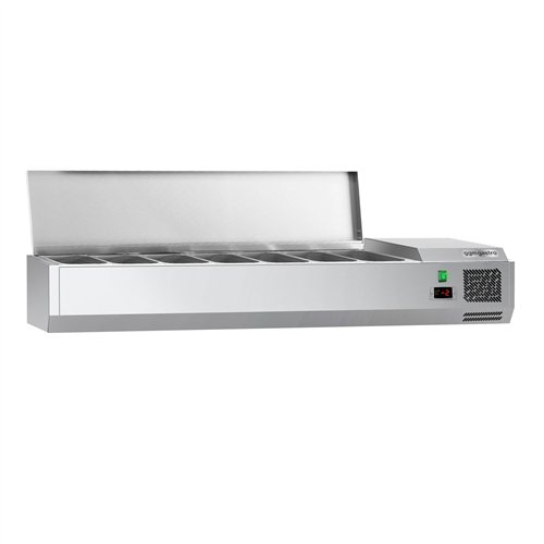 Countertop Prep Well / Refrigerated Topping Unit ECO - 1500x335mm - 7x GN 1/4