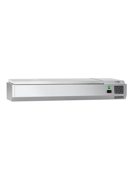 Countertop Prep Well / Refrigerated Topping Unit ECO - 1500x335mm - 7x GN 1/4