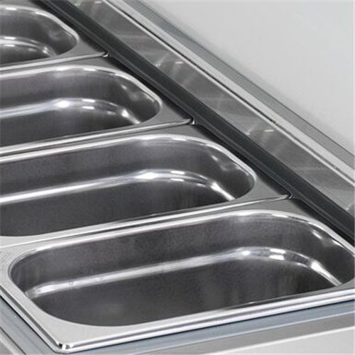 Countertop Prep Well / Refrigerated Topping Unit ECO - 1500x335mm - 7x GN 1/4