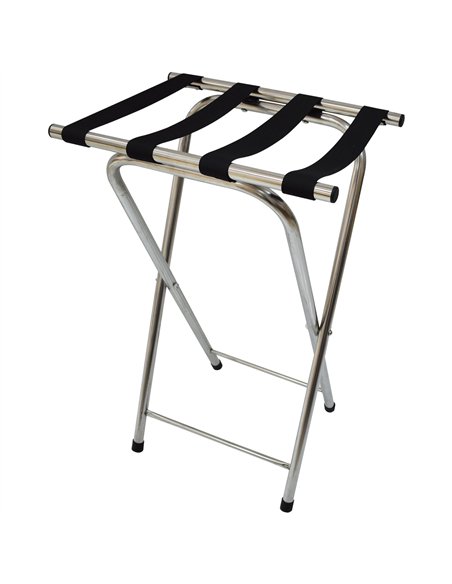Commercial Folding Stainless Steel Tray Stand / Luggage Rack 520 x 410 x 800mm | Stalwart DA-JSN304