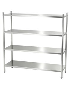 Commercial Stainless Steel 4 Tier Storage Shelving Unit 1800 x 500 x 1550mm | Stalwart DA-JSN322