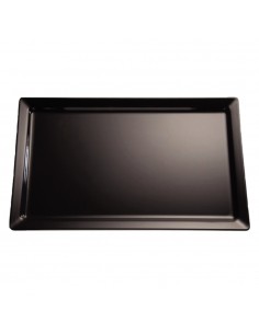 APS Pure Black Melamine Tray