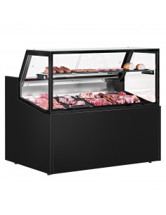 Serve Over Counter - 1330x910mm - Black - LED lighting - Capacity 169 litres
